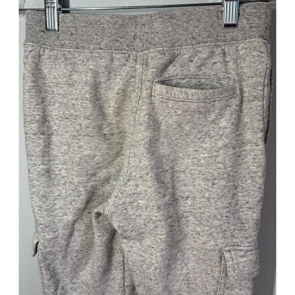 Lands' End Boys Heather Gray Athletic Warm Up Cargo Pants Joggers Medium - Picture 5 of 11